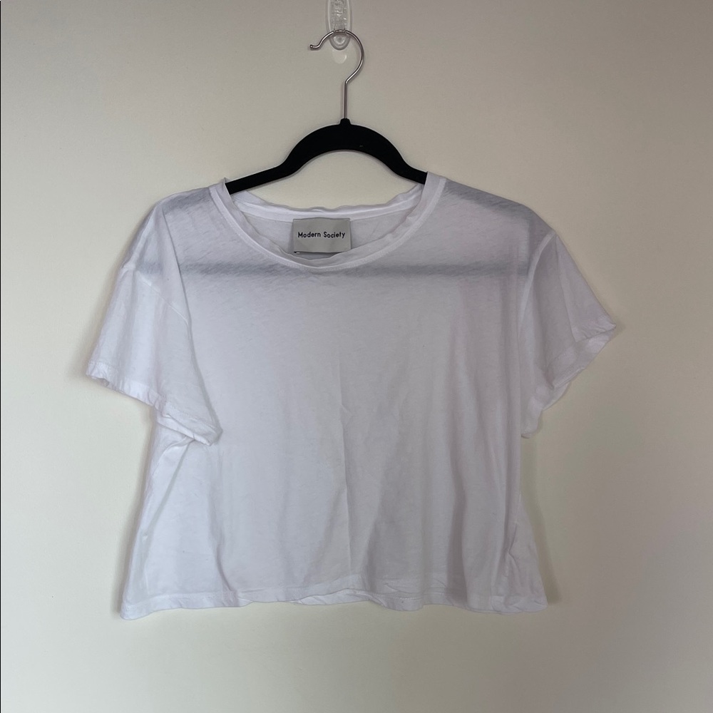 Modern society White Women's Crop Top